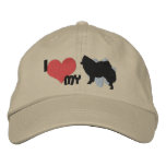 I Love my American Eskimo Dog Embroidered Hat embroidered hats