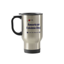 I Love My American Eskimo Dog (Female Dog) Coffee Mugs