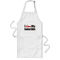 I Love My American Eskimo Dog Merchandise Apron