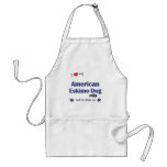 I Love My American Eskimo Dog Mix (Male Dog) aprons