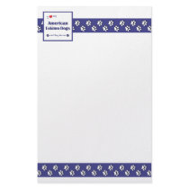 I Love My American Eskimo Dogs (Multiple Dogs) Custom Stationery