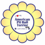 I Love My American Pit Bull Terrier Mix (Male Dog) Cut Out