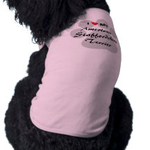 I Love My American Staffordshire Terrier Pet Tee Shirt
