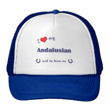 I Love My Andalusian (Male Horse) Trucker Hat