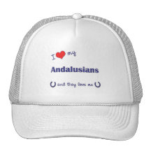 I Love My Andalusians (Multiple Horses) Mesh Hats
