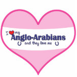 I Love My Anglo-Arabians (Multiple Horses) photo sculptures