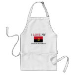 I Love My Angolan Boyfriend aprons