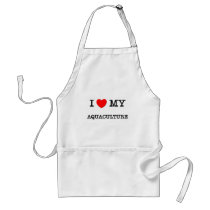 I Love My AQUACULTURE Apron