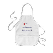 I Love My Ara-Appaloosas (Multiple Horses) Aprons