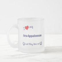 I Love My Ara-Appaloosas (Multiple Horses) Mug
