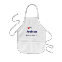 I Love My Arabian (Female Horse) Apron