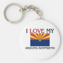 I Love My Arizona Boyfriend Key Chains