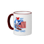 I Love My Army Dad Tshirts and Gifts mugs