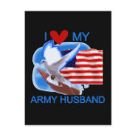 I Love My Army Husband tshirts and Gifts Post Cards