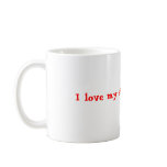 I love my attitude problem coffee mug