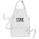 I Love My Auditor aprons