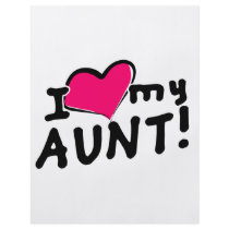 I love my aunt! flyers