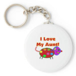 I Love My Aunt keychains
