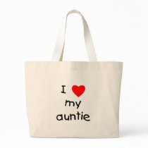 I Love My Auntie Tote Bag