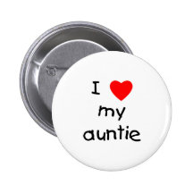 I Love My Auntie Pin