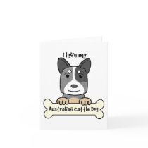 I Love My Australian Cattle Dog Greeting Cards