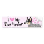 I Love My Australian Cattle Dog / Kelpie bumper stickers