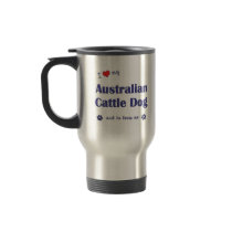 I Love My Australian Cattle Dog (Male Dog) Coffee Mugs
