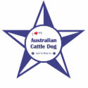 I Love My Australian Cattle Dog (Male Dog) photo sculptures