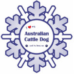 I Love My Australian Cattle Dog (Male Dog) Photo Cut Outs