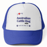 I Love My Australian Cattle Dog Mix (Female Dog) hats