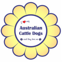 I Love My Australian Cattle Dogs (Multiple Dogs) Photo Cutout