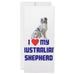 I Love My Australian Shepherd rack cards
