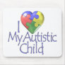 I Love My Autistic Child Mouse Pad