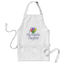 I Love My Autistic Daughter Aprons