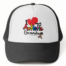 I Love My Autistic Grandson Hat