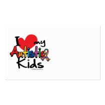 I Love My Autistic Kids Business Card