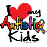 I Love My Autistic Kids Photo Cutout