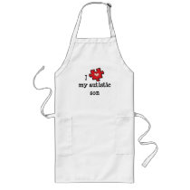 I Love My Autistic Son Apron