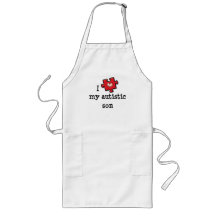 I Love My Autistic Son Apron