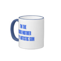 I love my autistic son - unique design series mugs