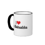 I Love My Babushka Mugs