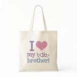 I Love My Baby Brother Canvas Bag