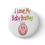 I love my Baby Brother--Child's T-Shirt and Gifts buttons