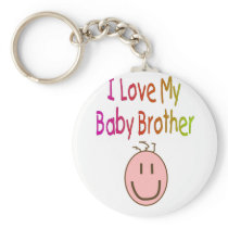 I love my Baby Brother--Child's T-Shirt and Gifts Keychain