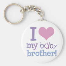 I Love My Baby Brother Key Chain