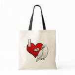 I Love my Bare Eyed Cockatoo bags