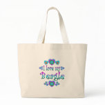 I Love My Beagle Tote Bag