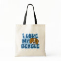 I Love My Beagle Bag