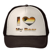 I Love My Bear / Cub Trucker Hat
