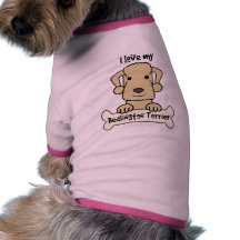 I Love My Bedlington Terrier Pet T-shirt